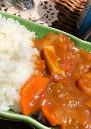 カレールー1/2箱で作る手抜き無水カレー-レシピのメイン写真
