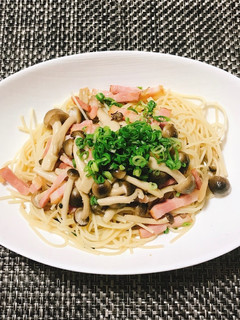 糖質制限☆ベーコンとしめじの和風パスタ-レシピのメイン写真