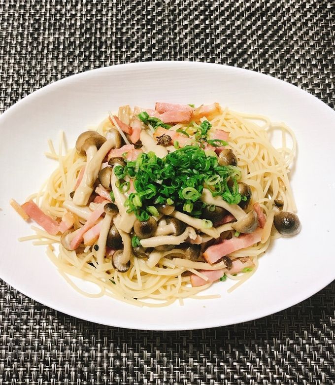 糖質制限☆ベーコンとしめじの和風パスタ by ぱーこさん