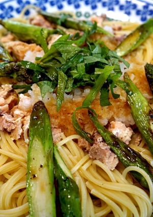 呑んだ翌日のランチは『鮭缶おろしスパ』-レシピのメイン写真