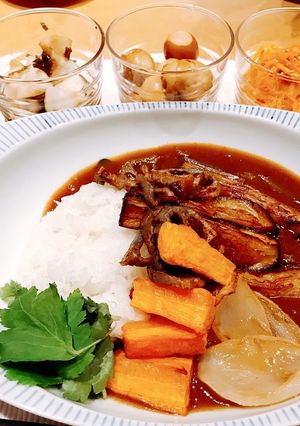 ☆彡素揚げ野菜カレー-レシピのメイン写真
