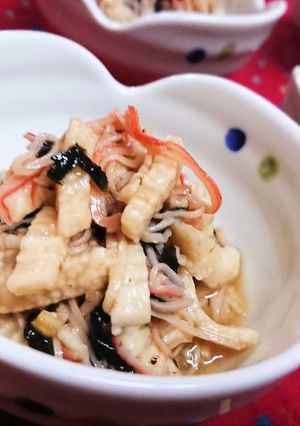 １分【シャキシャキ長芋の磯辺わさび醤油】-レシピのメイン写真