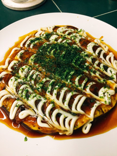 残った刺身のつまをお好み焼き風に-レシピのメイン写真