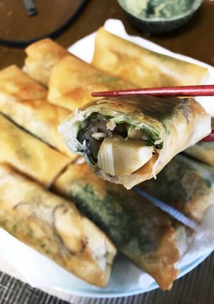 大葉でさっぱり♡歯ごたえ春巻き-レシピのメイン写真