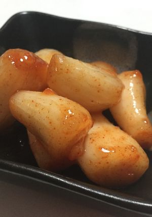 キムチの素でお手軽らっきょうキムチ-レシピのメイン写真