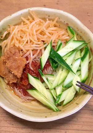 ぴり辛冷麺-レシピのメイン写真