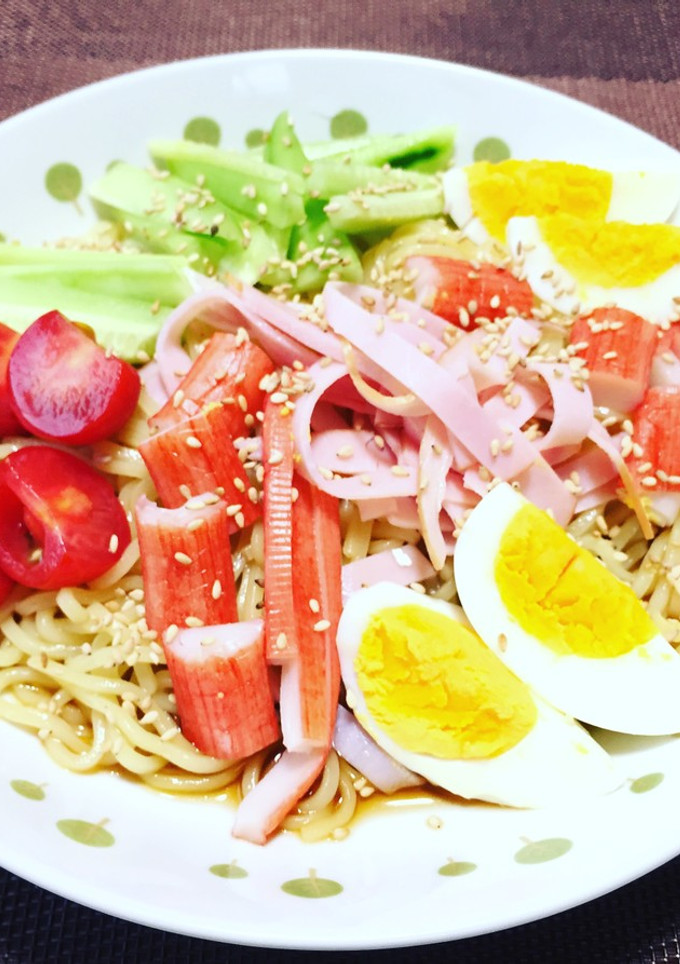 簡単！彩り冷やし中華!(^^)!-レシピのメイン写真