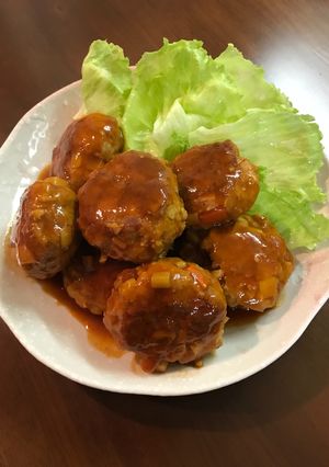 筍入り煮込みハンバーグ-レシピのメイン写真