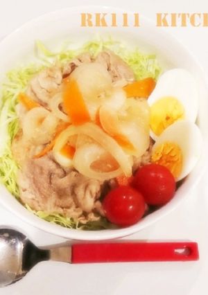 簡単!豚丼☆豚の生姜焼き風-レシピのメイン写真