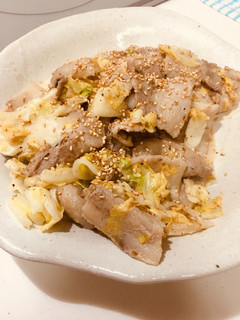 簡単、豚キャベツの胡麻だれ味-レシピのメイン写真