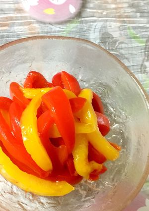 レンジで簡単！さっぱり！パプリカマリネ☆-レシピのメイン写真
