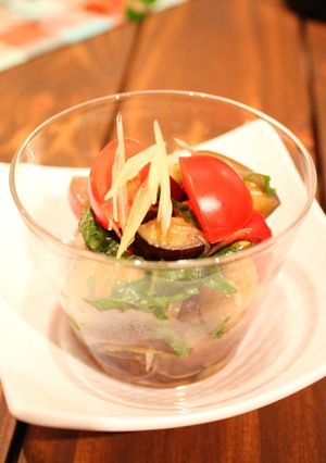 香味野菜とナスのオードブルさっぱり仕立て-レシピのメイン写真