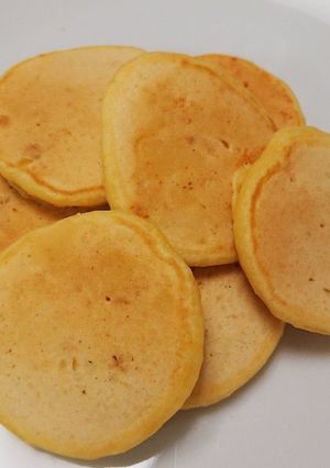 離乳食中期~幼児食コーン入りパンケーキ-レシピのメイン写真