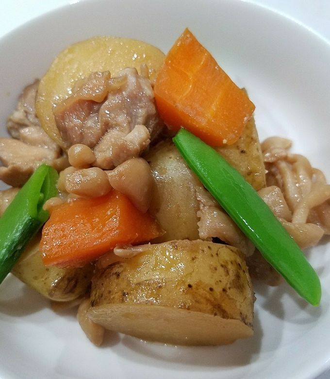 鶏肉と新じゃがの味噌煮-レシピのメイン写真