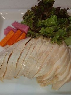 トレハロース使用鶏むね肉の茹で鶏-レシピのメイン写真