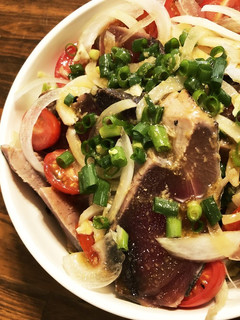初鰹の中華風サラダ-レシピのメイン写真