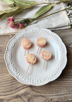 キャンディにも！ベーコンチーズくるくる-レシピのメイン写真