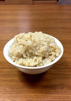 アサヒ軽金属の活力鍋で 玄米ご飯-レシピのメイン写真