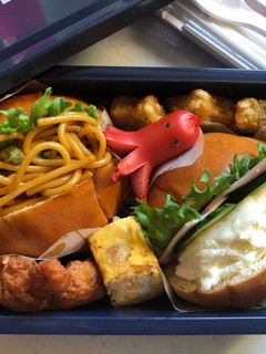中学生弁当日記(ロールパンサンド編)-レシピのメイン写真
