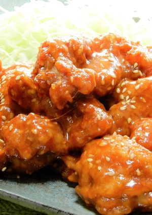 鶏もも肉のチーズヤンニョムチキン！-レシピのメイン写真