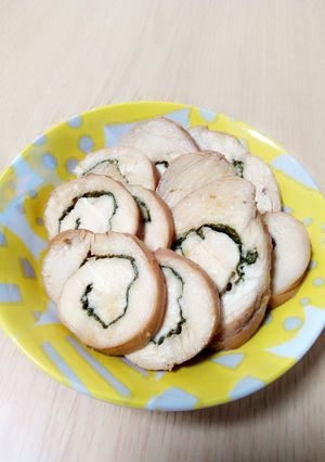 ☆大葉入り!やわらか鶏チャーシュー☆-レシピのメイン写真