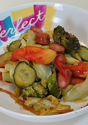 簡単に出来ます❤️ソーセージ彩り野菜炒め-レシピのメイン写真