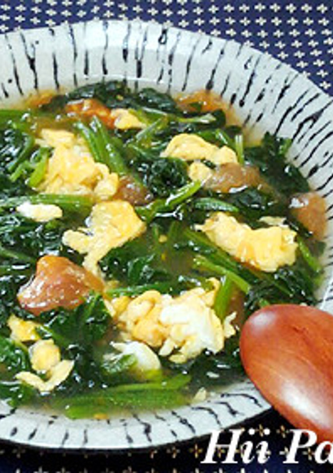 法蓮草とトマトと卵のあんかけ-レシピのメイン写真