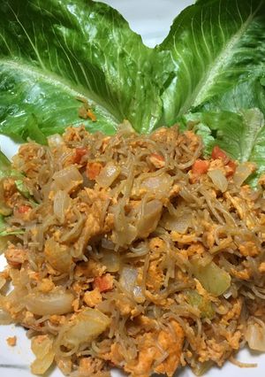 ビビン麺オムレツ-レシピのメイン写真