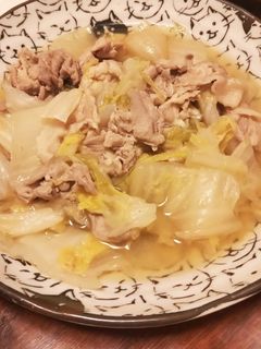 簡単★白菜と豚肉の蒸し煮★白菜大量消費-レシピのメイン写真