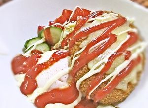 オッサンの簡単チーズコロッケ丼-レシピのメイン写真