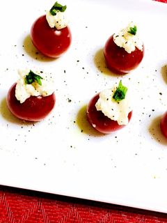 塩酒粕漬け豆腐で♪ミニトマトのカプレーゼ-レシピのメイン写真