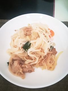 ごま油香る焼きビーフン-レシピのメイン写真