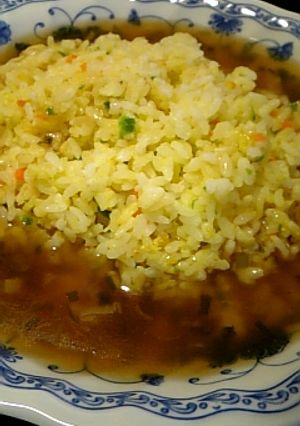 スープの素で簡単あんかけ炒飯♪-レシピのメイン写真