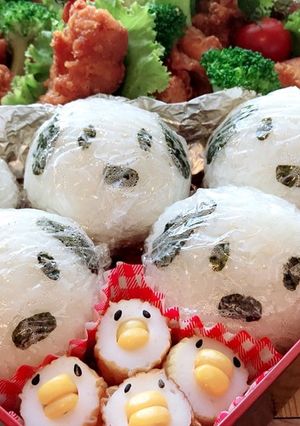 運動会お弁当★スヌーピー★おにぎり-レシピのメイン写真