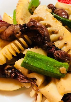たけのことホタルイカのバター炒め-レシピのメイン写真