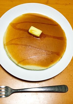 材料3つ！簡単ホットケーキ-レシピのメイン写真