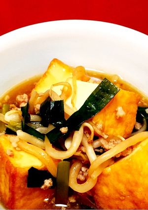 リメイク☆担々麺の"具"→厚揚げの炒め煮-レシピのメイン写真
