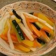 らっきょう酢で簡単すぎる野菜の甘酢漬け