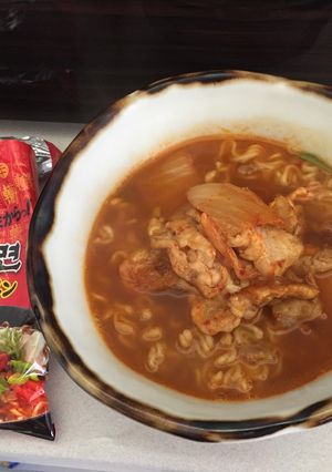 豚キムチーズラーメン-レシピのメイン写真