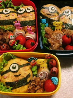 ミニオンのキャラ弁-レシピのメイン写真