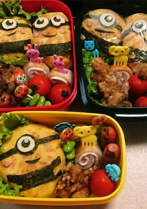 ミニオンのキャラ弁-レシピのメイン写真