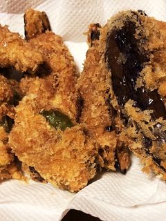 ナス、ピーマンのはさみ揚げ-レシピのメイン写真