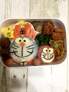 ドラえもん 宝島お弁当-レシピのメイン写真