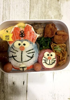 ドラえもん 宝島お弁当-レシピのメイン写真