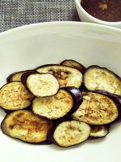 シンプル《なすの素焼き、生姜醤油添え》-レシピのメイン写真