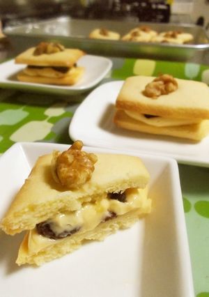全卵のバタークリームラムレーズンサンド♡-レシピのメイン写真