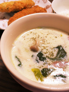 チンゲン菜のミルクスープ-レシピのメイン写真