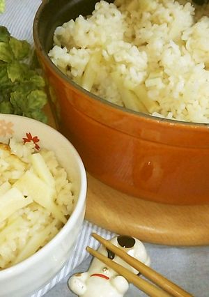 ストウブで炊く♪たけのこごはん-レシピのメイン写真