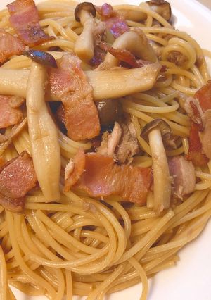 和風にんにく醤油パスタ-レシピのメイン写真