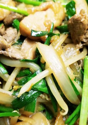 鶏レバーニラ炒め-レシピのメイン写真